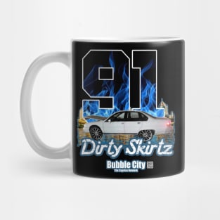 Blue Flames 91 Caprice Dirty Skirtz Mug